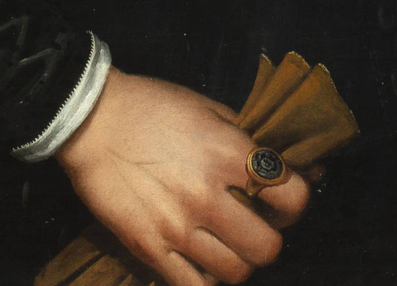 Bartolomeo Passerotti (Bologna, 1529 &ndash; Roma, 1592), Autoritratto in abiti da cavaliere