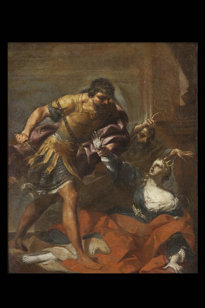 Giovan Gioseffo Dal Sole  (Bologna, 1654 &ndash; 1719), Pirro uccide Polissena