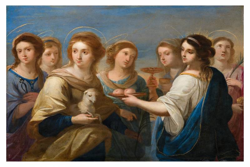 Louis Cousin o Luigi Primo Gentile (Breynelden, 1606 &ndash; Bruxelles, 1667-1668), Le sette vergini martiri