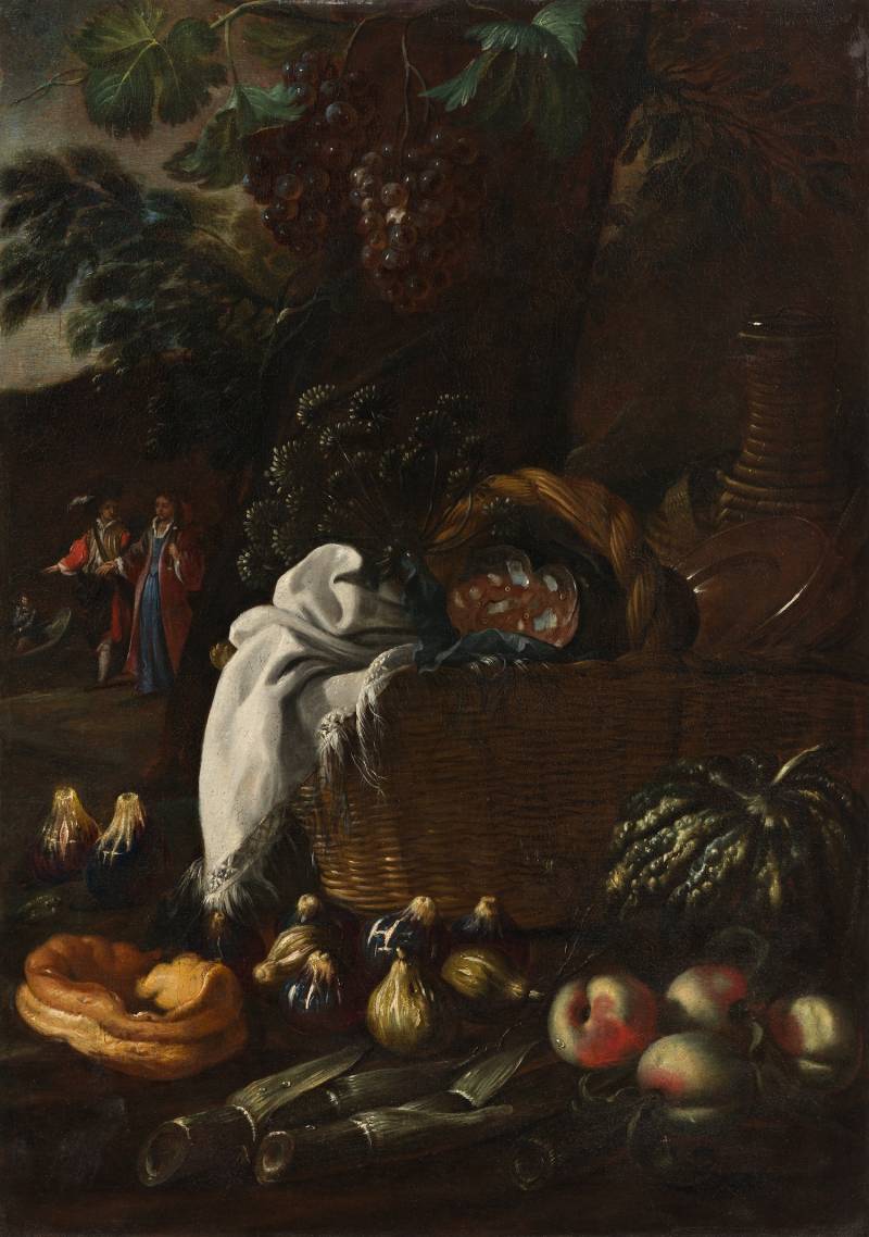 Pier Francesco Cittadini   (Milano, 1616 &ndash; Bologna, 1681),  Merenda aristocratica, 1650 ca.