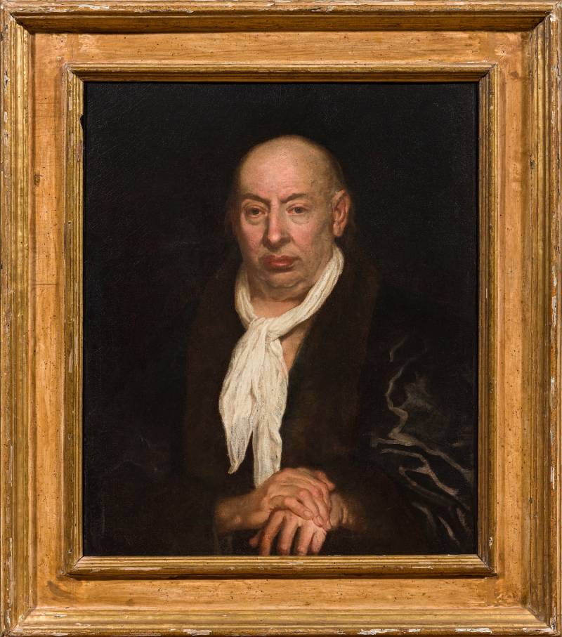 Salomon Adler (Danzica, 1630 &ndash; Milano, 1709), Ritratto di gentiluomo in veste da camera