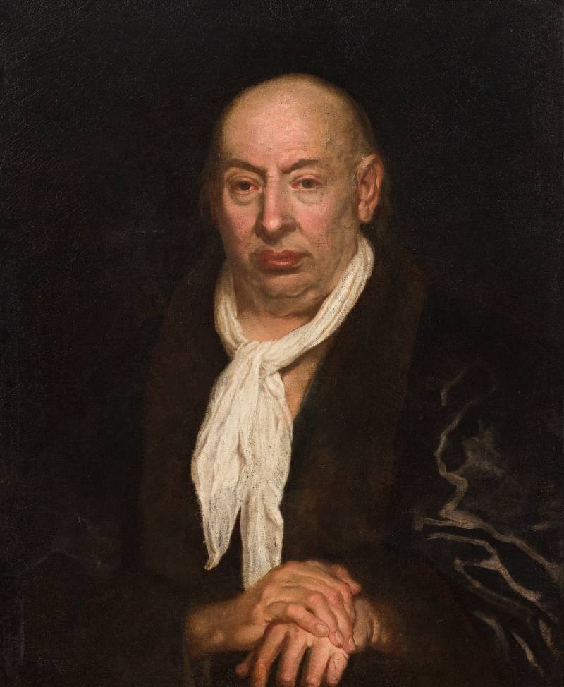 Salomon Adler (Danzica, 1630 &ndash; Milano, 1709), Ritratto di gentiluomo in veste da camera