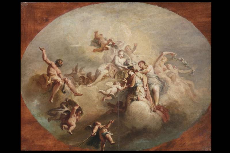 Giuseppe Marchesi (Bologna, 1699 &ndash; 1771), Bozzetto allegorico