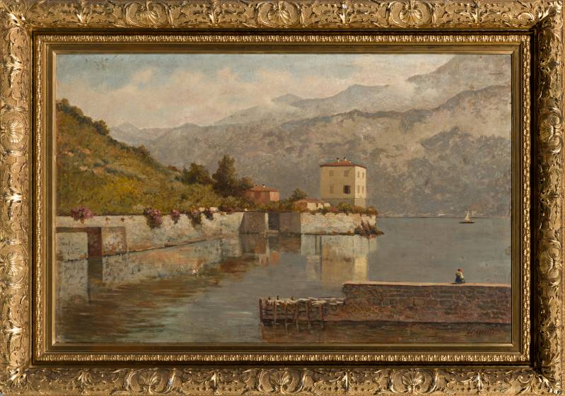 Luigi Bertelli ( San Lazzaro di Savena 1833 - Bologna 1916), Il lago di Como