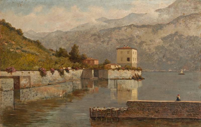 Luigi Bertelli ( San Lazzaro di Savena 1833 - Bologna 1916), Il lago di Como